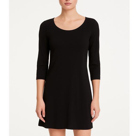 Theory Gila Mini Dress Black - Picture 1 of 9